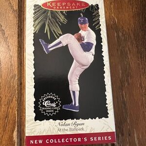 Hallmark Keepsake Ornament Nolan Ryan At the Ballpark 1996